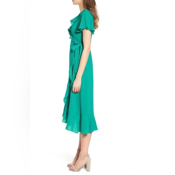 Chelsea28 Ruffle Wrap Dress - Picture 3 of 12